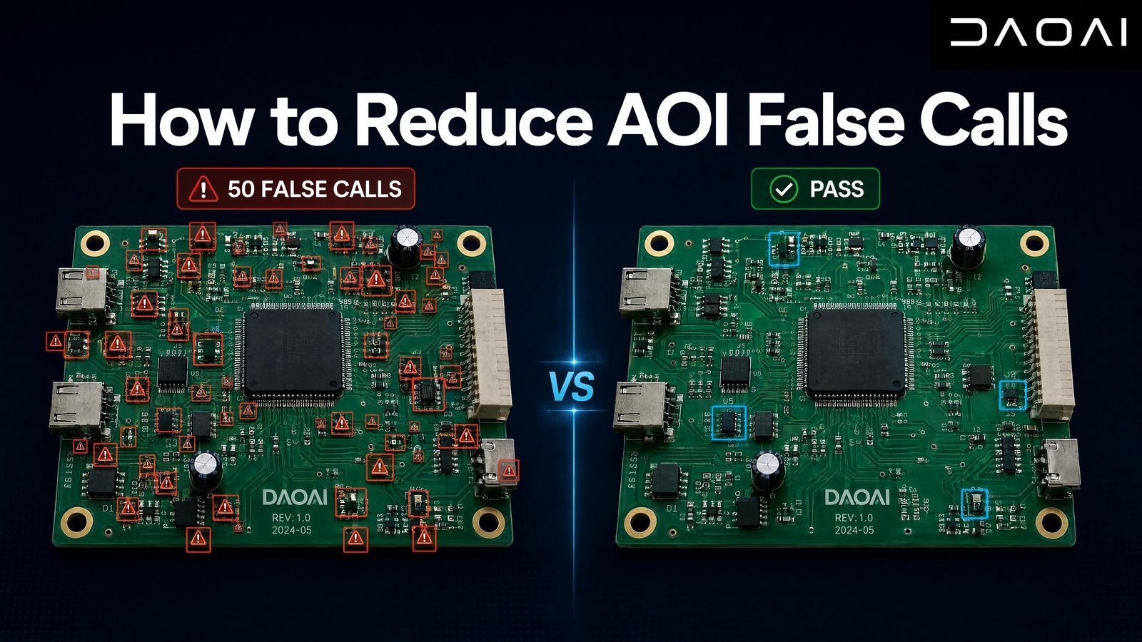 How to Reduce AOI False Calls: Root Causes & Fixes
