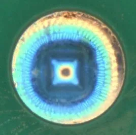 AOI example judged OK: Post-wave · OK (Through-Hole Lead & Solder Joint Inspection)